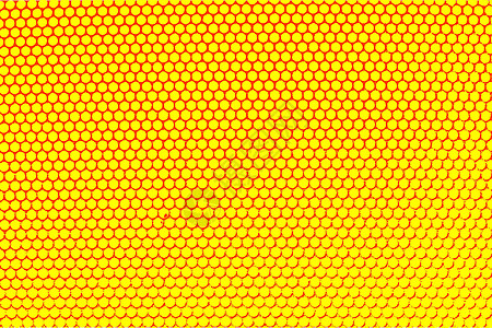 金属洞格背景黄色洞 矢量图解反射插图框架控制板床单圆圈边界格子细胞技术图片