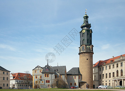 德国韦马尔市城堡 塔台和巴斯提尔图片