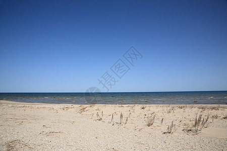 海滨休伦湖荒野假期蓝色湖泊旅行风景支撑海岸线海滩远景图片