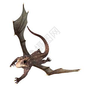腾飞龙童话幻想怪物爬虫神话插图翅膀艺术魔法动物图片