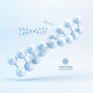 3d 中的 dna 结构矢量插图顺序生物螺旋基因药品化学生物学纳米物理科学图片