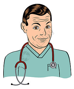 友好的医生微笑男人职业医院工作女性成人药品男性喜悦成年人图片