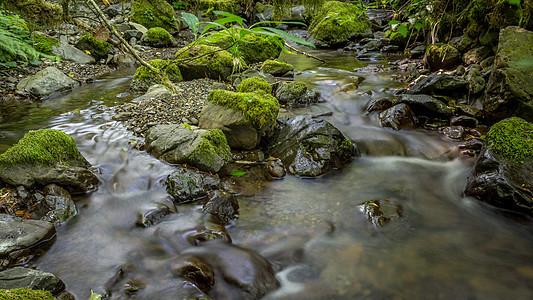 溪巨石公园河岸时间岩石溪流河流旅行森林树干图片