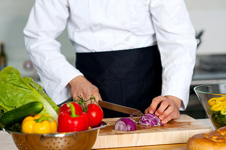 烹煮蔬菜砧板专家木头裁剪维生素厨房工作厨师玻璃餐厅图片