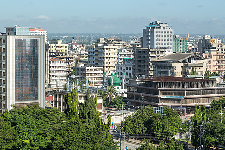 达累斯萨拉姆市中心场景市中心城市文明景观建筑学房屋街道建筑天际图片