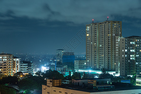 夜里达累斯萨拉姆下山建筑学景观市中心城市建筑物房屋街道文明建筑天际图片