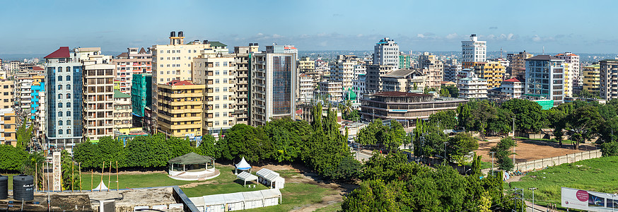 达累斯萨拉姆市中心天际建筑街道景观房屋建筑学城市市中心文明建筑物图片