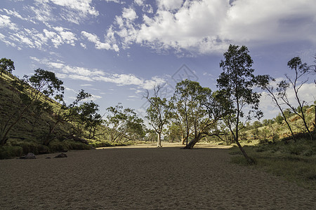 澳大利亚北部地区旅行岩石沙漠编队峡谷日落环境地质学火车绿洲图片