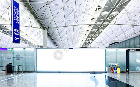机场出发地区大型招牌机图片