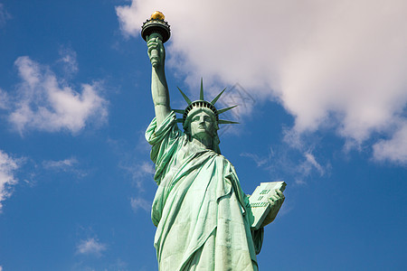 美国纽约自由女神座 美国纽约游客建筑学吸引力雕像建筑场景帝国市中心街道旅行图片
