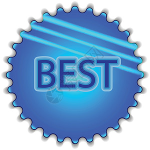 best大蓝色按钮标签为“BEST”设计图片