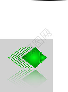抽象几何绿色三角形模式生态海报徽章光谱小册子环境推介会打印网站艺术图片