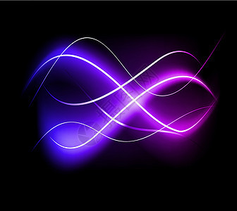 模糊抽象的紫色光效应背景墙纸透明度运动魔法圆圈曲线传单波浪艺术条纹图片