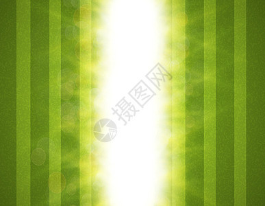 抽象的绿色模糊背景 上面覆盖着半透明的圆圈 灯光效果和太阳爆发生长强光耀斑射线橙子镜片蓝色草地插图生态背景图片