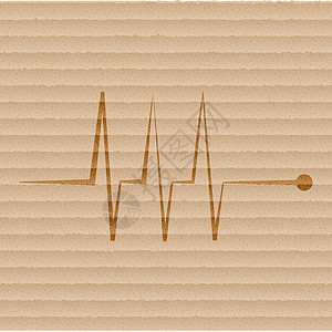 具有抽象背景的心脏脉冲平板设计生活屏幕海浪按钮监视器药品手机曲线波形手术图片