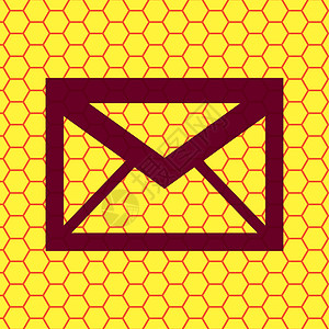 带有抽象背景的平坦信封邮件图标商业插图社会通讯邮寄网站电脑垃圾邮件互联网导航图片