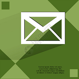 平面几何抽象背景的简单现代网络设计格式化 A营销邮政信封邮寄细胞按钮送货商业邮件标签图片