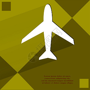 飞机 平面几何抽象背景上的平面现代网页设计导航旅行客机灰色空气航班喷射商业航空公司白色背景图片