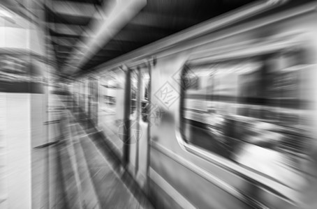 纽约地铁快修火车车站速度隧道运动城市平台运输旅行图片
