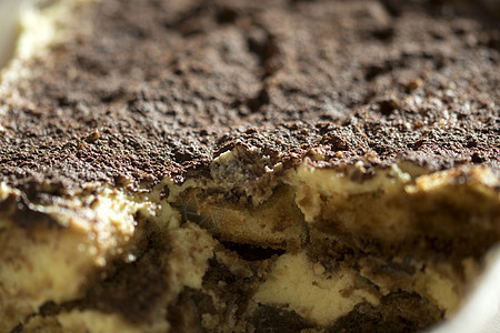 意大利土制意大利提拉米苏巧克力咖啡饼干甜点可可美食棕色糖果蛋糕粉末图片