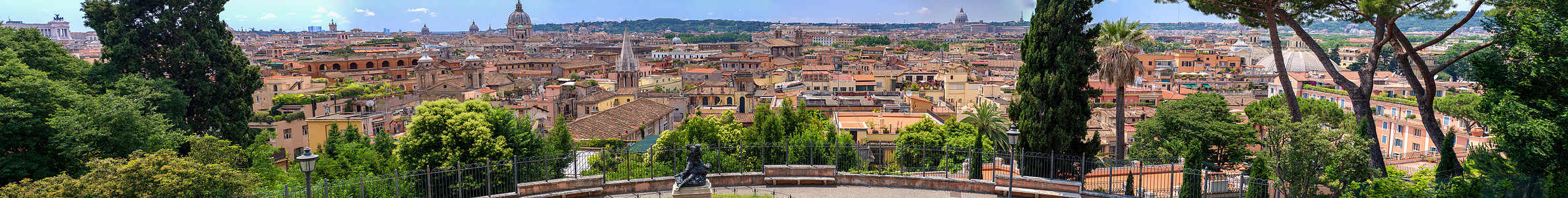 意大利罗马 城市天线的全景巨型图象图片