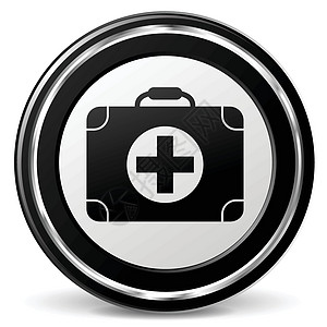 医疗图标工具标识情况盒子援助合金成套急救箱安全金属图片