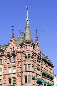 奥斯陆建筑物的建筑图示细节图片