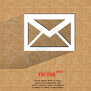 平面几何抽象背景的简单现代网络设计格式化 A邮件邮政标签伙伴电子邮件细胞销售邮寄信封技术图片