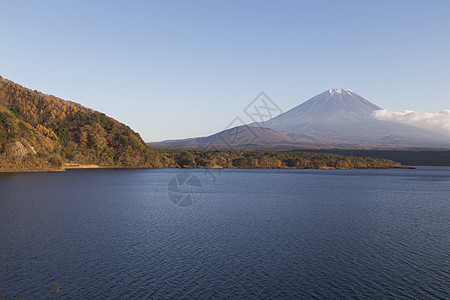 日本秋天福吉山公吨红叶公园走廊商事宝塔树叶斋子旅行日落图片