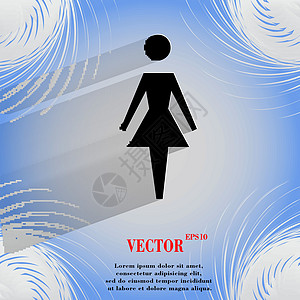 在一个平坦的几何抽象背景上 以女性为主的洗手间性别卫生男性购物中心房间男人绅士互联网厕所女士图片