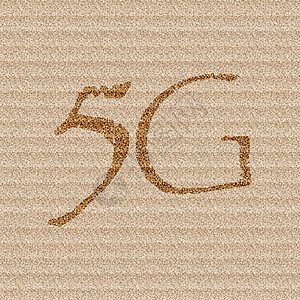 5G 图标符号 Flat 现代网络设计 有长阴影和文字空间 矢量框架数据令牌邮票电话技术标准标签边界质量图片