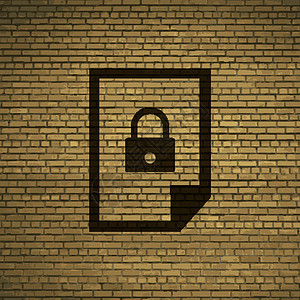 文件锁定图标符号 平坦现代网络设计 有长阴影和文字空间 矢量夹子办公室机密安全金属文件夹防火墙保障警卫文档图片
