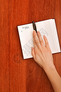 商业书的笔记职业女性组织回忆阅读办公室日记会议空白条纹图片