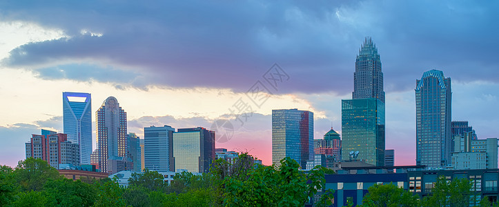 夏洛特市下城北卡罗莱纳州天线建筑学旅游景观办公天际商业建筑交通城市金融图片