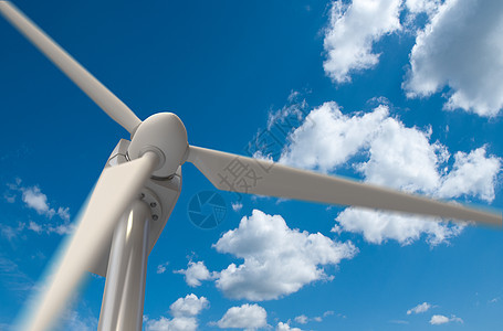 风力涡轮机风车农场天空刀片活力技术力量生产生态绿色图片