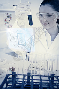 科学和医学图形综合图象的合成图象血液学研究员病理学家贫血女士生物学化学触摸屏药理测试图片