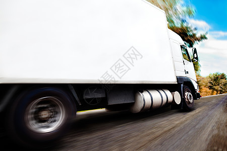 卡车和公路船运物流车辆货运旅行速度货车货物交通后勤图片