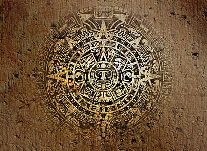 古石上的玛雅历空白精神装饰墙纸风格神话文化日历生物材料图片
