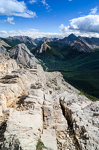 加拿大贾斯珀NP的洛基山脉景象图片