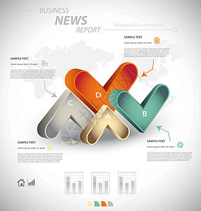 业务信息图表模板展示界面统计插图打印知识数据推介会文档网络背景图片