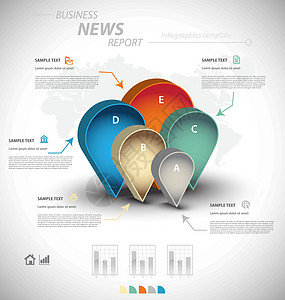 业务信息图表模板打印文档小册子推介会商业报告网络插图数据教育图片