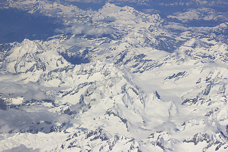 阿尔卑斯     从飞机窗口的空中观察墙纸荒野风景土地蓝色旅行天空地球环境顶峰图片