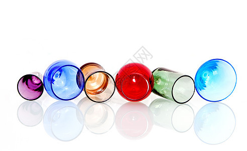 带眼镜的彩色环形抽象圆圈图片