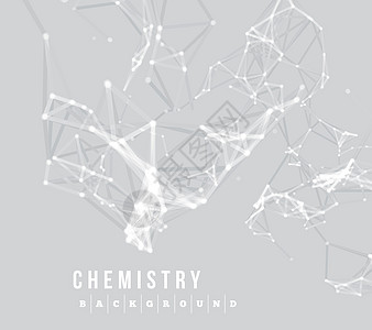 抽象网络连接背景电脑粒子技术净空间生物学绘画化学全球社会三角形图片