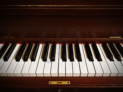 古典钢琴键黑色键盘娱乐音乐棕色白色钥匙水平艺术乐器图片