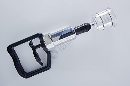用于真空按摩的药罐温泉火罐医疗治疗玻璃保健白色药品杯子程序图片
