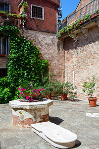 威尼斯人很好院子雕塑庭院字符大理石寺庙花园雕刻建造离子图片