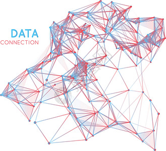 抽象网络连接背景电脑原子生物学互联网数据化学家三角形科学造型技术图片