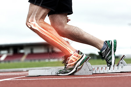 高亮的人类骨骼即将赛跑赛跑者鞋类能力竞赛锻炼运行活动比赛运动员行动图片