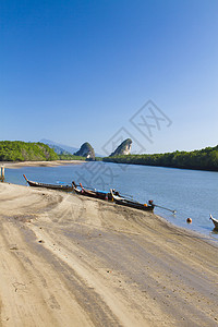 科莱船风暴叶子天气衬套旅行红树石灰石风景沼泽运河图片